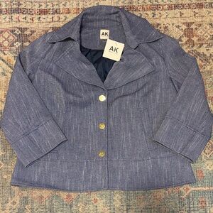 Anne Klein classic navy/white jacket